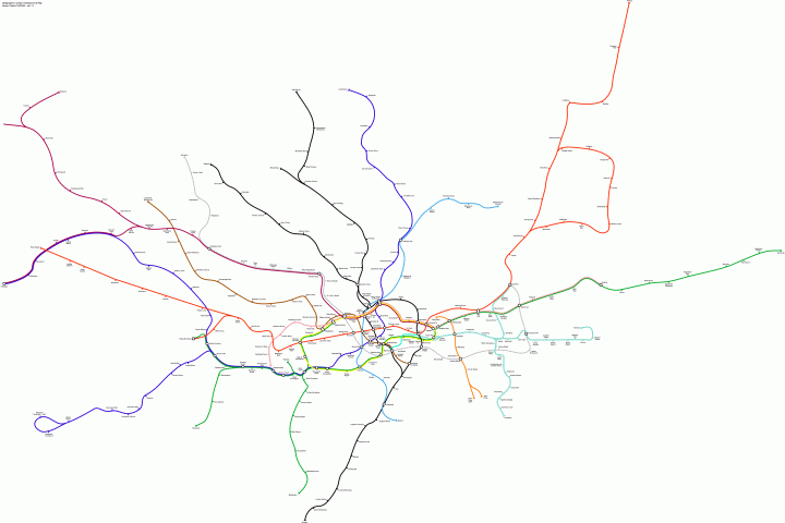 london map tube. real london tube map